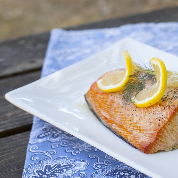 Cedar Plank-Smoked Salmon