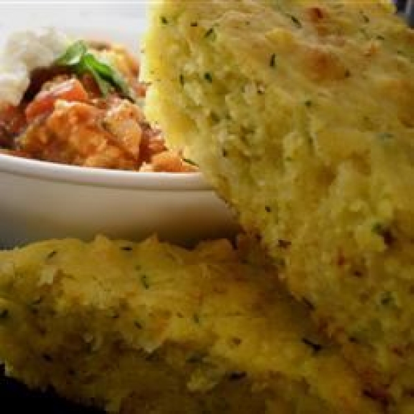 Skillet Zucchini Cornbread