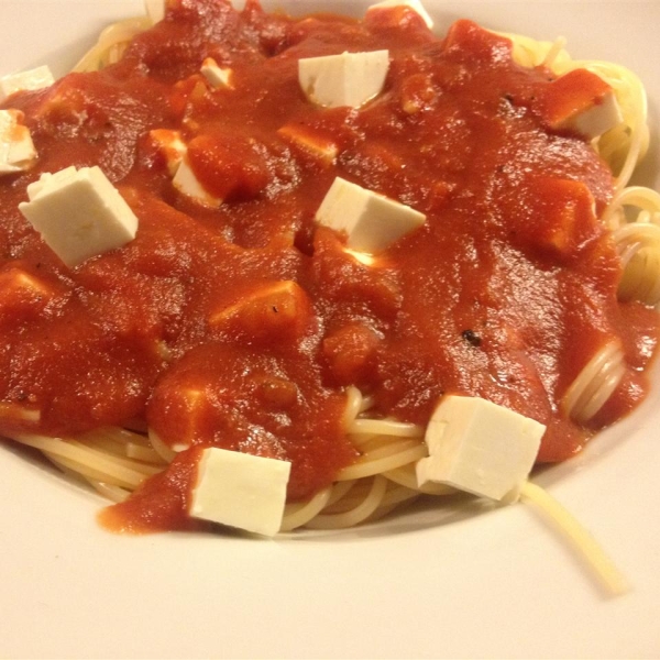 Quick and Easy Greek Spaghetti