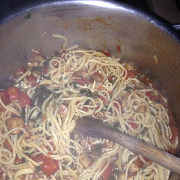 Quick and Easy Greek Spaghetti