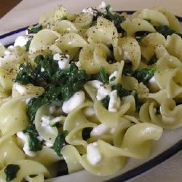 Spinach Cheese Pasta