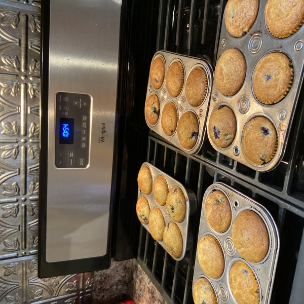 World's Best Lemon Blueberry Muffins