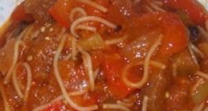 Eggplant Spaghetti Sauce