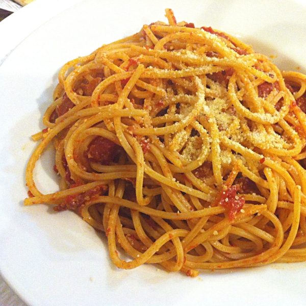 Traditional Spaghetti all'Amatriciana