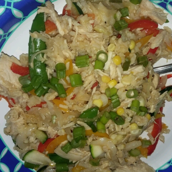 Veggie-Packed Chicken Fried Rice