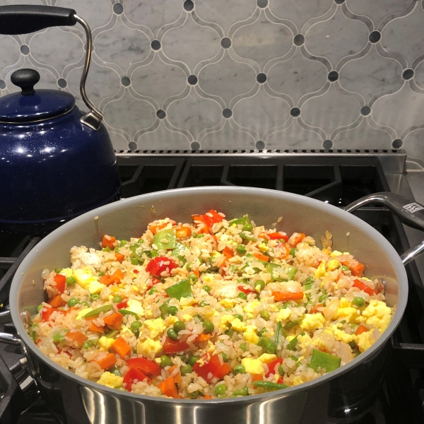 Veggie-Packed Chicken Fried Rice