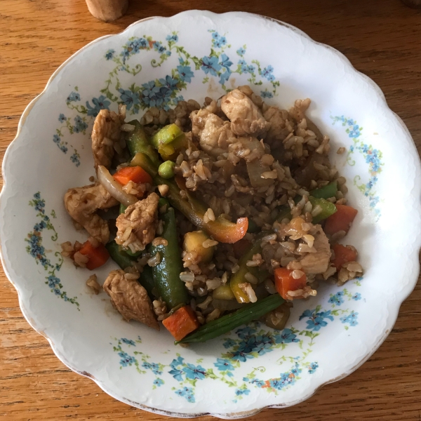 Veggie-Packed Chicken Fried Rice