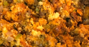 Mom's Delicious Oyster Corn Bread Dressing