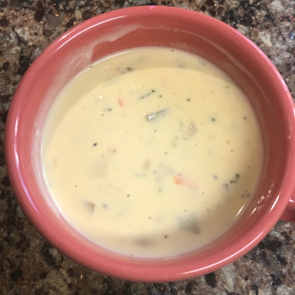 Cheese Soup with Broccoli