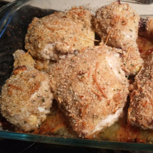 Oven Fried Parmesan Chicken