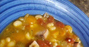 Instant Pot Navy Bean and Ham Soup