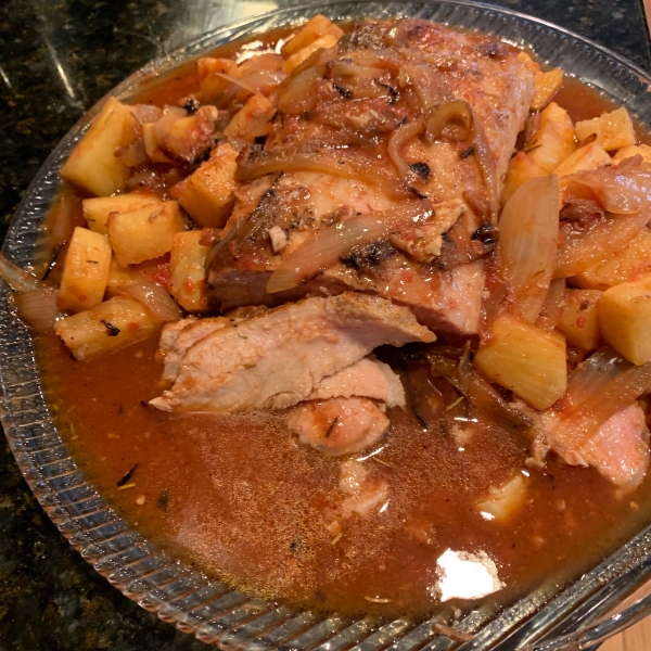 Sicilian Pineapple Pork Roast