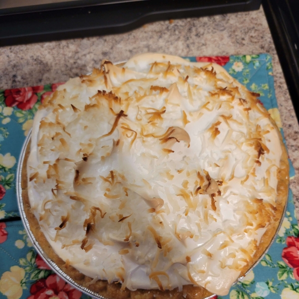 Coconut Cream Meringue Pie