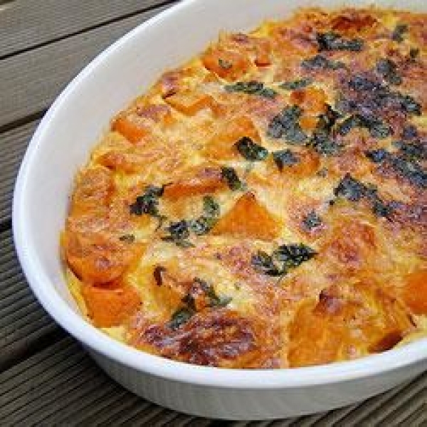 Scalloped Sweet Potatoes and Butternut Squash