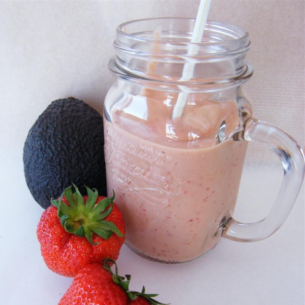 Avocado Strawberry Smoothie