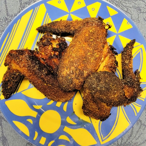 Dry-Rub Air-Fried Chicken Wings