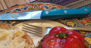 Chef John's Lamb Moussaka Burger