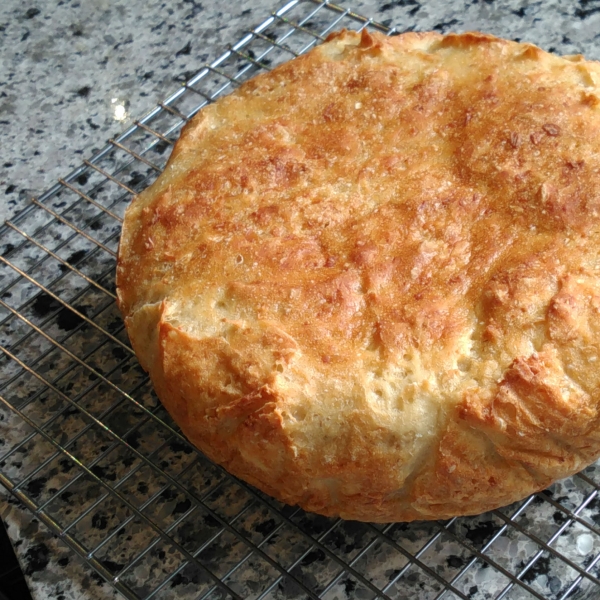 No-Knead Oatmeal-Millet Peasant Bread