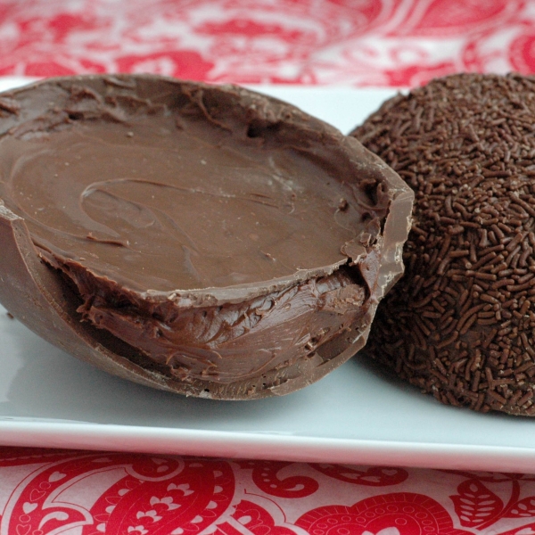 Brazilian Brigadeiro-Filled Chocolate Easter Egg