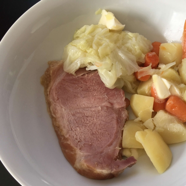 Irish Boiled Ham Dinner