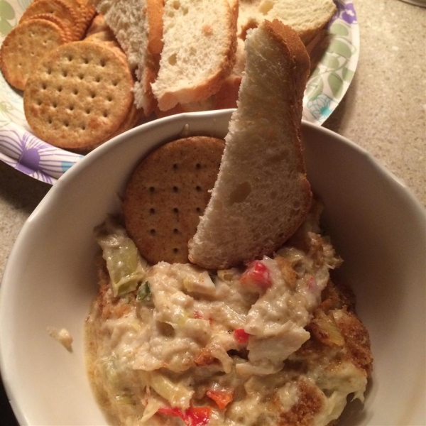 Hot Artichoke and Crab Dip