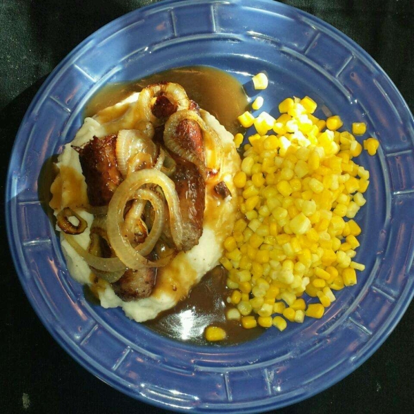 Classic Bangers and Mash