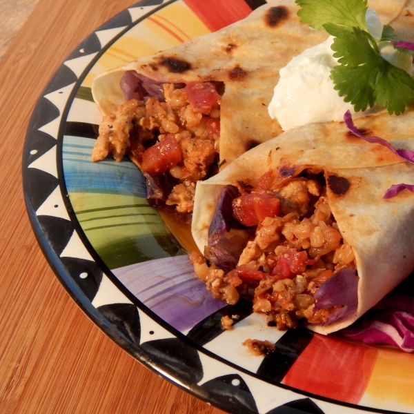 Ground Turkey Burritos That Will Fool Your Kids