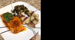 Baked Honey Sriracha Salmon