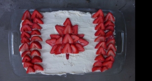 Canadian Flag Cake