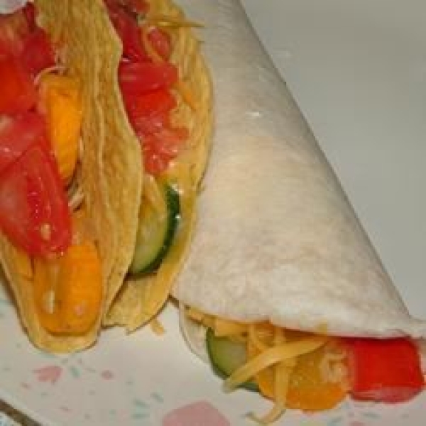 Summer Squash Burritos