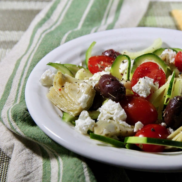 Mediterranean Zucchini Salad