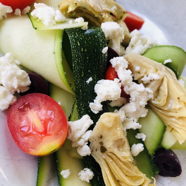 Mediterranean Zucchini Salad