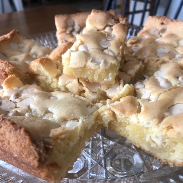 White Chocolate Blondie Brownies