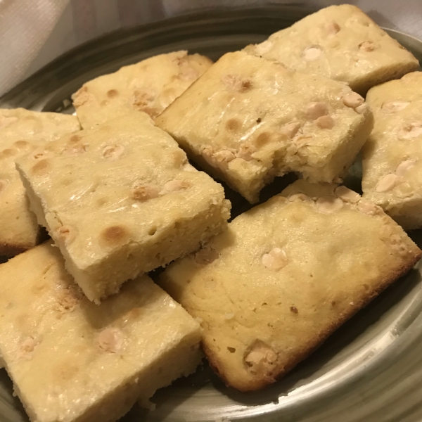 White Chocolate Blondie Brownies