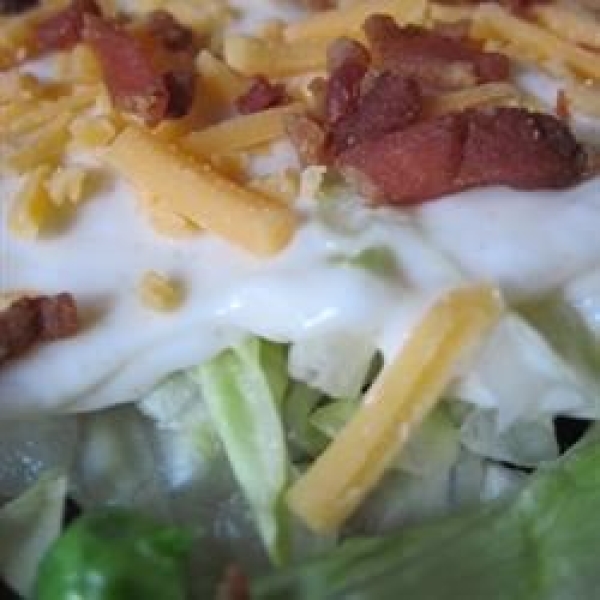 Miss Betty's 24 Hour Lettuce Salad
