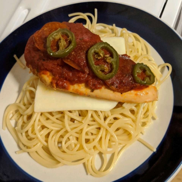 Slow Cooker Chicken Pepperoni