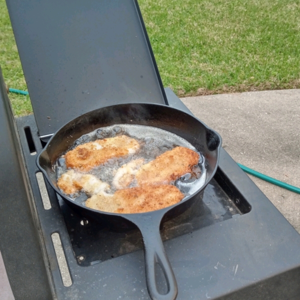 Light and Crispy Fried Halibut