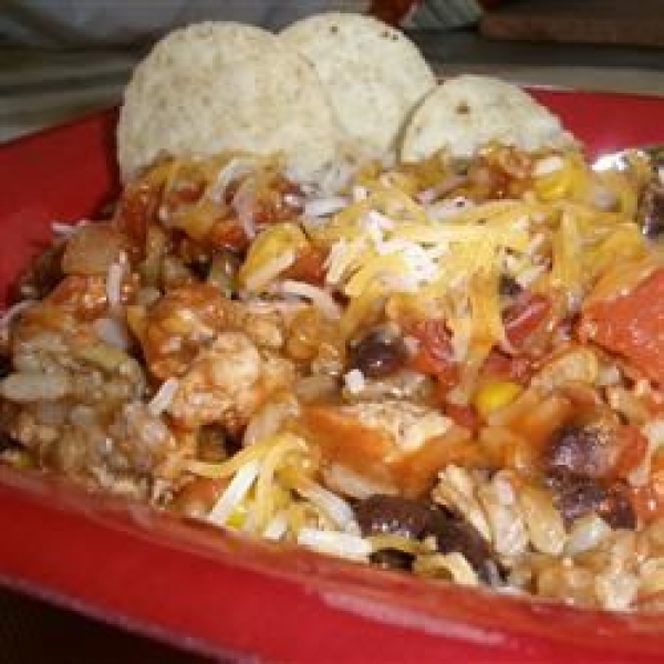 Chili and Rice Casserole