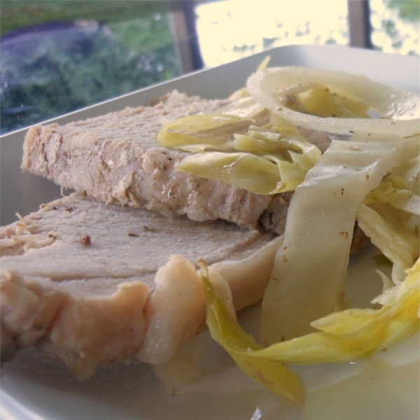 Overnight Pork Roast With Cabbage