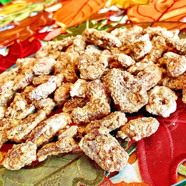 Cinnamon-Roasted Pecans and Almonds