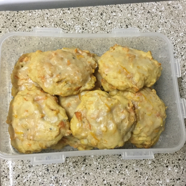 Orange Carrot Cookies