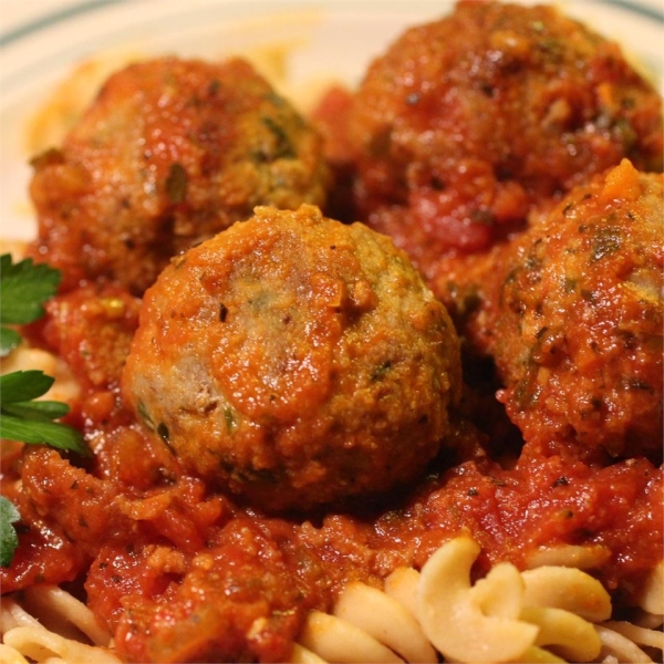 Spanish Style Albondigas in a Sunny Mediterranean Sauce