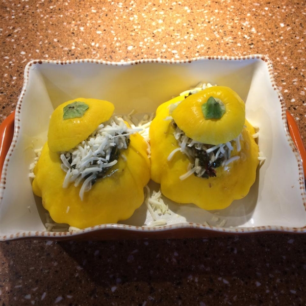 Stuffed Patty Pan Squash