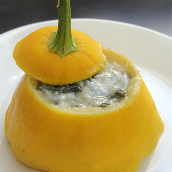 Stuffed Patty Pan Squash