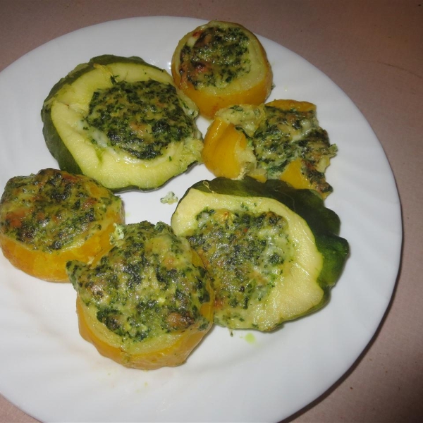 Stuffed Patty Pan Squash