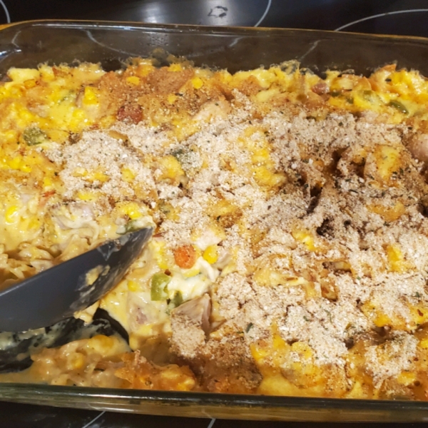 Yummy Pork Noodle Casserole