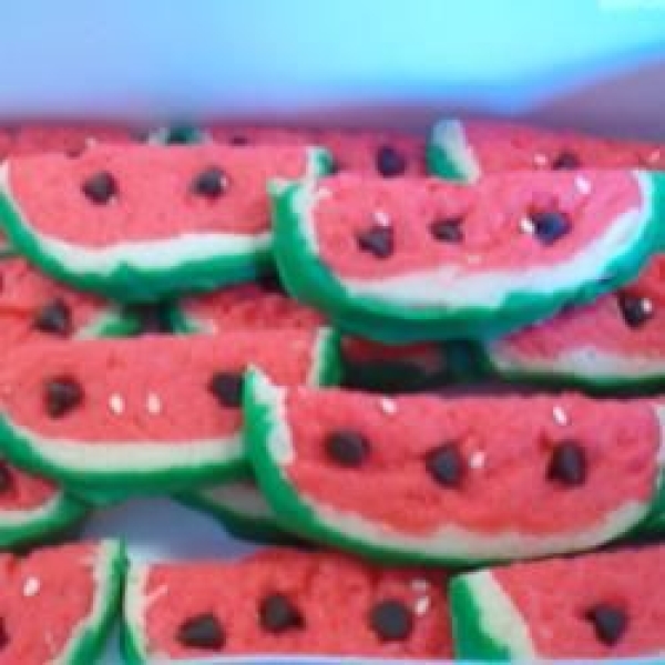 Watermelon Cookies II