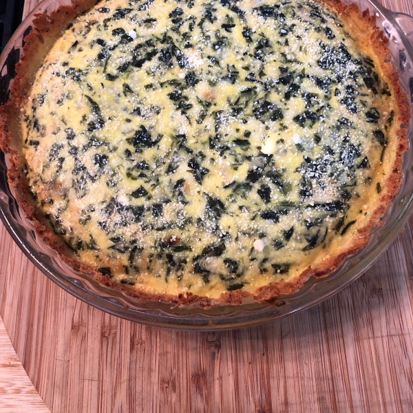 Ham and Broccoli Quiche with Swiss Cheese