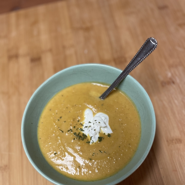 Roasted Acorn Squash Soup