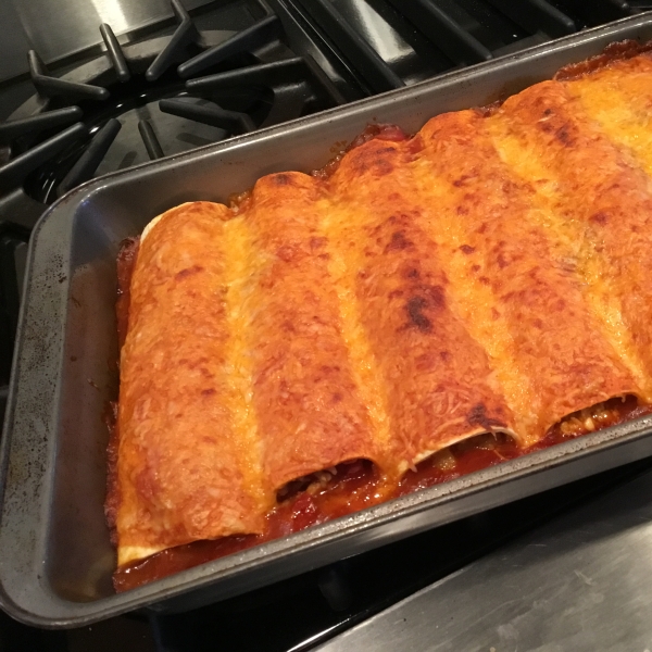 Spicy Chicken Enchiladas